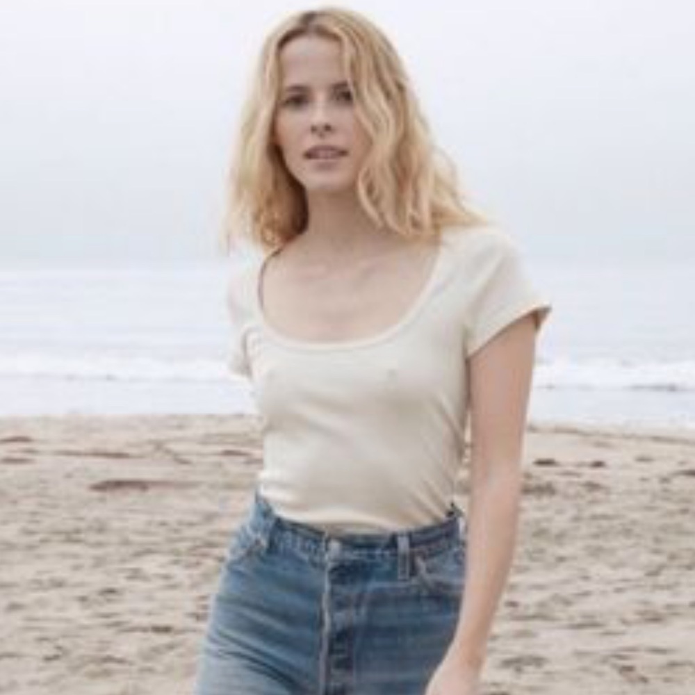 Doen Brigette Top in Nut Milk